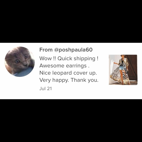 New! Animal Print Cover Up - Picture 8 of 8